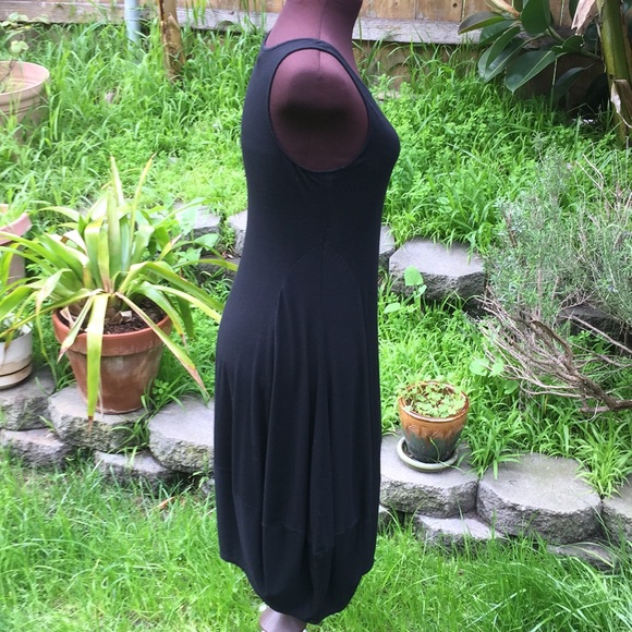 Eileen Fisher Black Sleeveless Dress - Picture 3 of 8